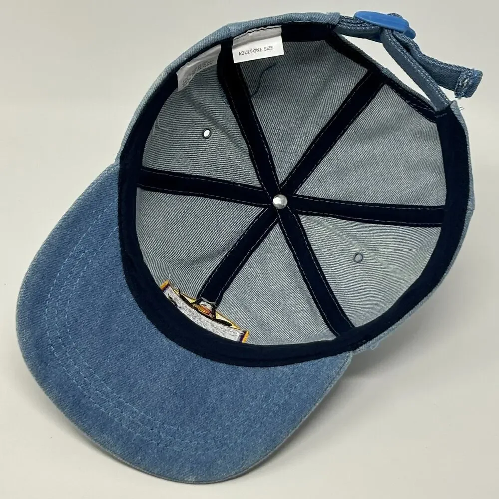 Vintage 90s Crown Royal Country Music Series 93 Hat Baseball Cap Strapback Blue